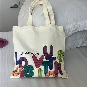 Louis Vuitton Shenzhen limited edition Cream Tote Bag